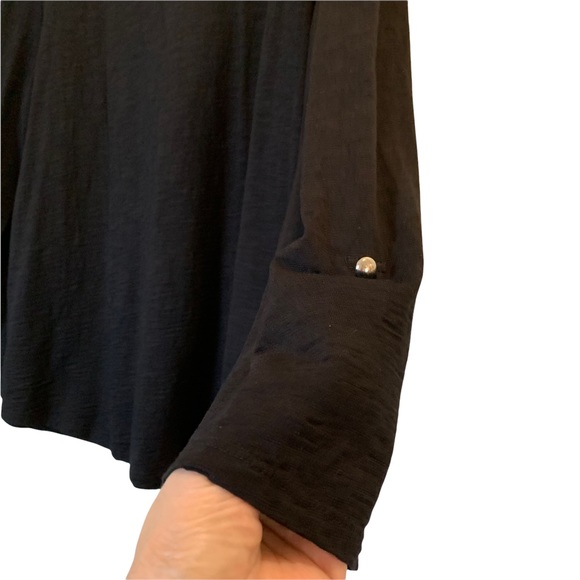 Chico’s Black Long Sleeve T-Shirt * 16 - Picture 3 of 13